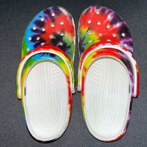 Rainbow Crocs